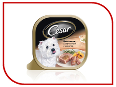 Корм Cesar Цыпленок, запеченный с курагой 100g для собак 10083318/10070128