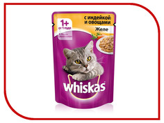 Корм Whiskas Пауч Желе индейка с овощами 85g 10156251/10137270