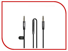 Аксессуар Remax RL-S120 Smart 3.5mm Aux Jack 120cm Black 61216