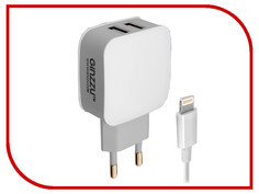 Зарядное устройство Ginzzu 2xUSB 2.1A White GA-3010UW