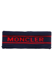 Шерстяная повязка с логотипом Moncler