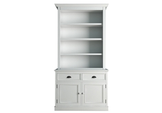 Книжный шкаф palermo (etg-home) белый 130.0x210.0x42.0 см.