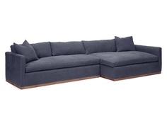 Диван francis (myfurnish) синий 370x61x155 см.