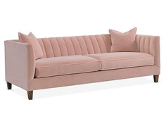 Диван penelope (myfurnish) розовый 218x74x91 см.