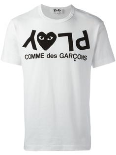 футболка с принтом-логотипом Comme Des Garçons Play