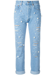декорированные джинсы Vanessa Forte Couture