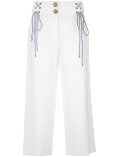 lace up details culottes Nk