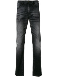 выцветшие джинсы кроя слим Saint Laurent