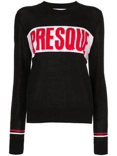 Presque intarsia jumper Être Cécile