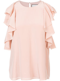 ruffle detail blouse Alexis