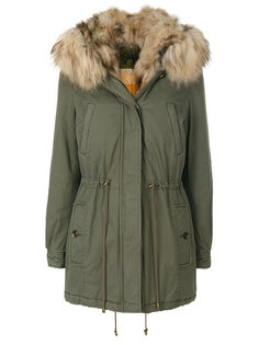 пальто с мехом лисы Constance Alessandra Chamonix