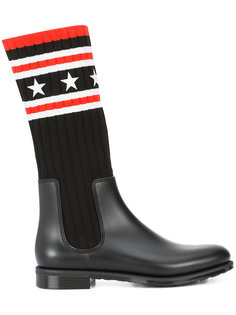 star sock rainboots Givenchy