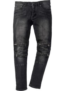 Джинсы-стретч Skinny Fit Straight, длина (в дюймах) 34 (черный) Bonprix