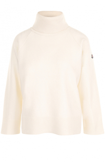 Шерстяной свитер с высоким воротником Moncler
