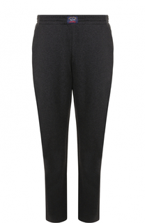 Хлопковые брюки прямого кроя с эластичным поясом Paul&amp;Shark