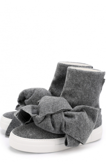 Высокие текстильные кеды с бантом Joshua Sanders