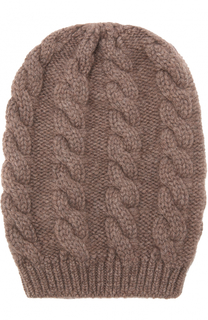 Кашемировая шапка с рельефным узором TSUM Collection
