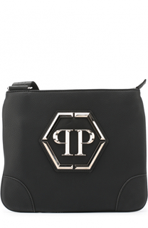 Сумка-планшет с внешним карманом на молнии Philipp Plein