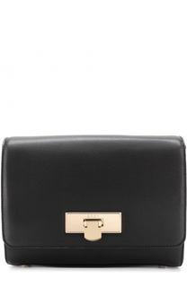 Кожаная сумка с клапаном DKNY