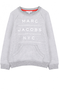 Хлопковый свитшот с логотипом бренда Marc Jacobs