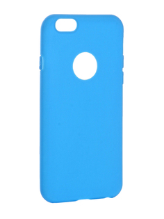 Аксессуар Чехол Krutoff Silicone для iPhone 6/6S Light Blue 11808