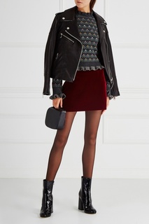Бархатная юбка Red Valentino