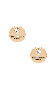 Серьги-гвоздики mj coin - Marc Jacobs