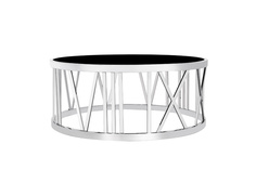 Стол журнальный (garda decor) черный 42 см.