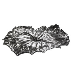 Блюдо a lotus leaf (alessi) черный 44x6x41 см.