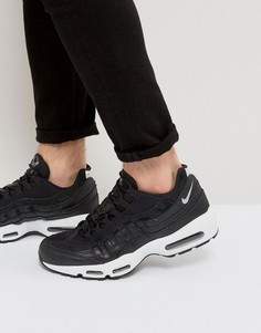 Черные кроссовки Nike Air Max 95 Premium 538416-008 - Черный