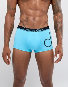 Боксеры-брифы из микрофибры с принтом логотипа Calvin Klein ID - Синий