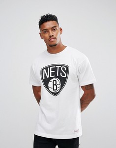 Футболка Mitchell & Ness NBA Brooklyn Nets - Белый