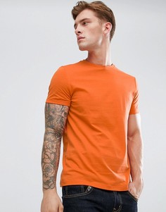 Оранжевая футболка с круглым вырезом ASOS - Оранжевый