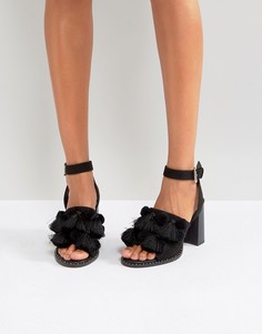 Сандалии с кисточками ASOS TYRON - Черный