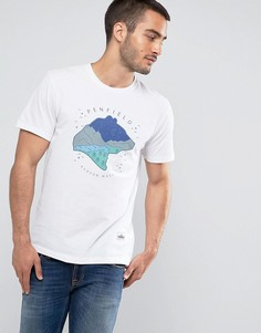 Белая футболка классического кроя с логотипом Penfield Bear Dreaming - Белый