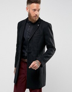 Однотонное пальто Farah Askern - Черный