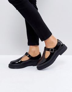 Туфли на толстой плоской подошве ASOS MOUNTAIN - Черный