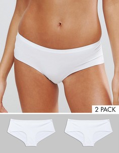 Комплект из 2 трусов в стиле шортиков New Look - Белый