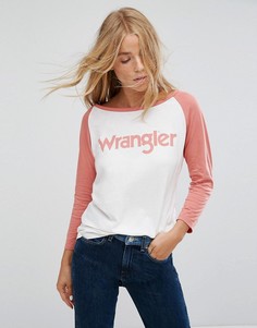 Лонгслив с рукавами реглан Wrangler - Белый