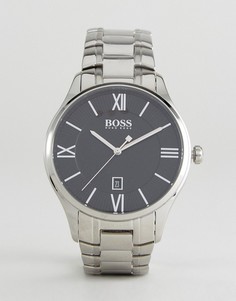 Серебристые наручные часы BOSS By Hugo Boss 1513488 Governor - Серебряный