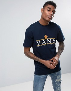 Темно-синяя футболка Vans Rugby Champ VA36FWNVY - Темно-синий