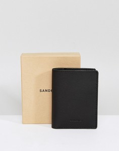Черный бумажник Sandqvist Dow - Черный