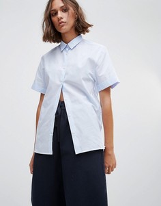 Рубашка с короткими рукавами Wood Wood Eleni - Синий