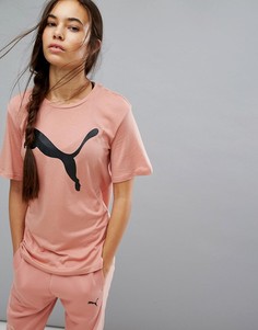 Розовая футболка бойфренда Puma Evostripe - Розовый