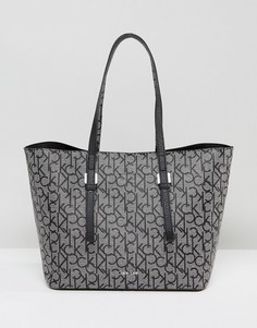 Монохромная сумка-тоут Calvin Klein - Серый