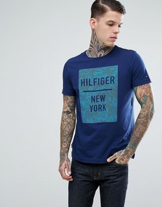 Футболка с логотипом Tommy Hilfiger - Синий