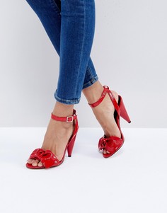 Босоножки на каблуке New Look - Красный