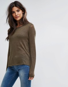 Трикотажный джемпер с длинными рукавами Vila - Зеленый Vero Moda