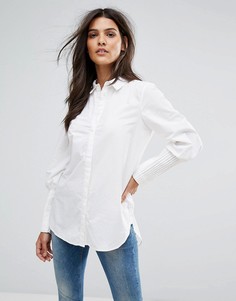 Рубашка с манжетами оверсайз Vero Moda - Белый