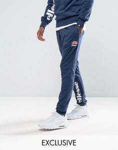 Джоггеры с большим логотипом Ellesse - Темно-синий